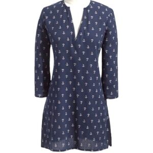 J. Crew nautical anchor navy tunic top cover up xs